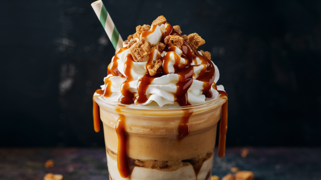 Caramel Ribbon Crunch Frappuccino