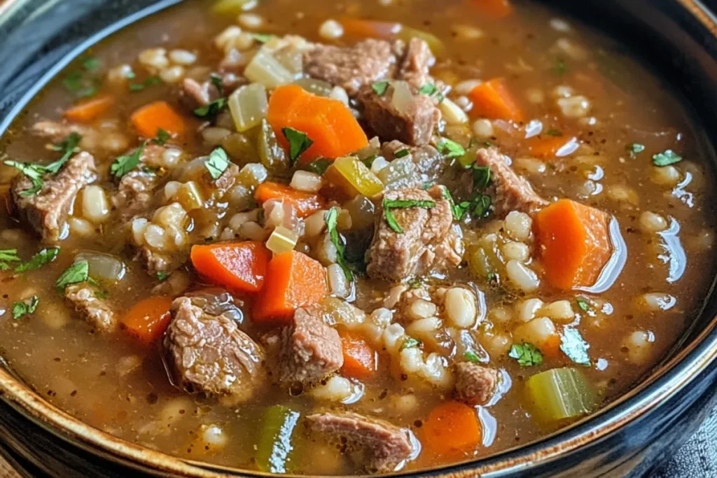 Beef & Barley Soup