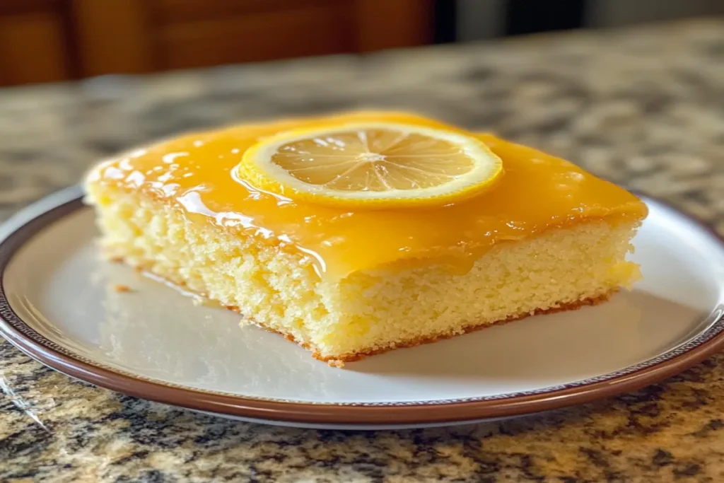 A LEMON CAKE TO DIE FOR