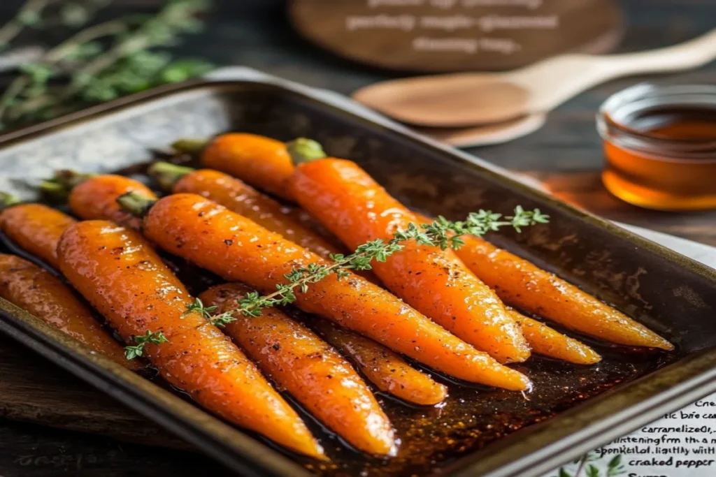 maple glazed carrots