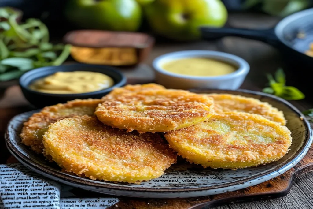 Southern fried green tomatoes