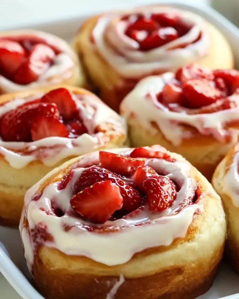 Strawberry Cinnabon Rolls